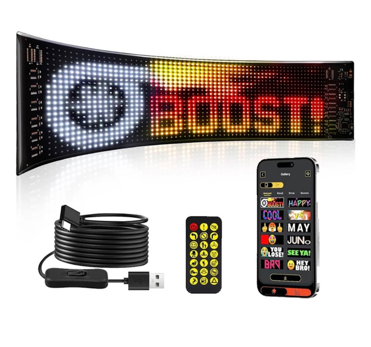 پنل ماتریکسی LED منعطف کد 02 (سایز 19/2 سانتیمتر در 133 سانتیمتر)