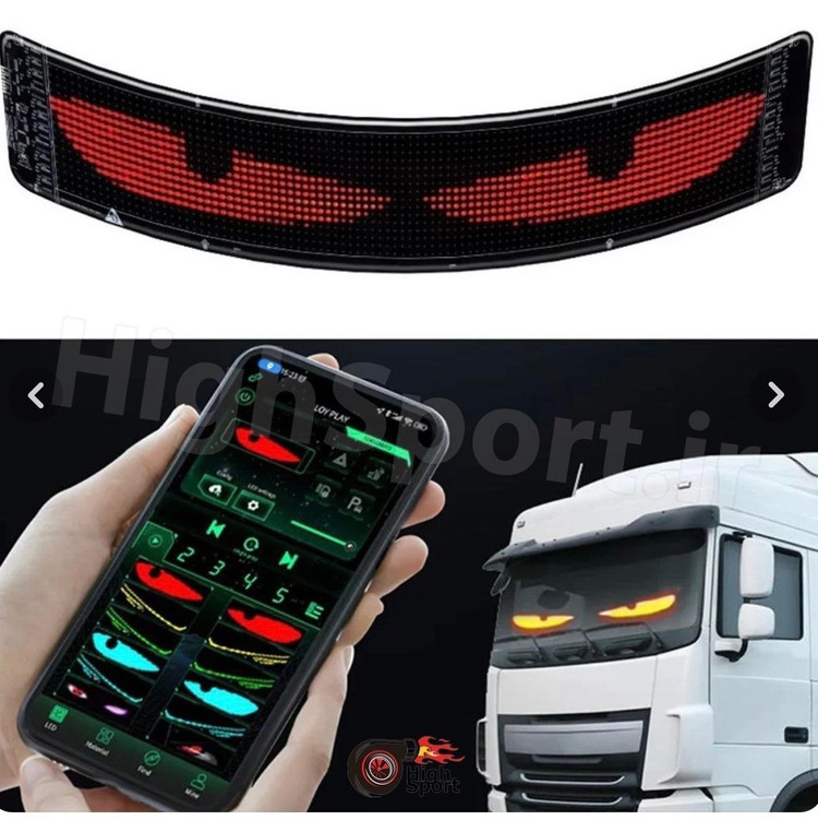 پنل ماتریکسی LED منعطف کد 03 (سایز 19/2 سانتیمتر در 176 سانتیمتر)