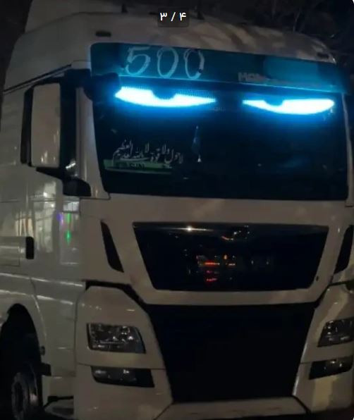پنل ماتریکسی LED منعطف کد 04 (سایز 28 سانتیمتر در 98 سانتیمتر)